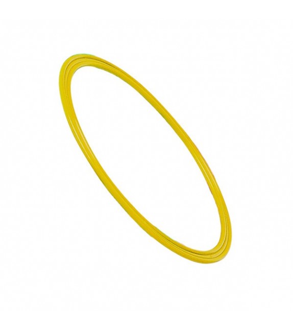 Cerceau plat jaune - diamètre : 50cm