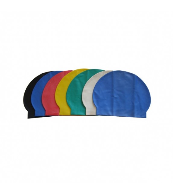 100 Bonnets natation latex logo 2 faces 2 coul