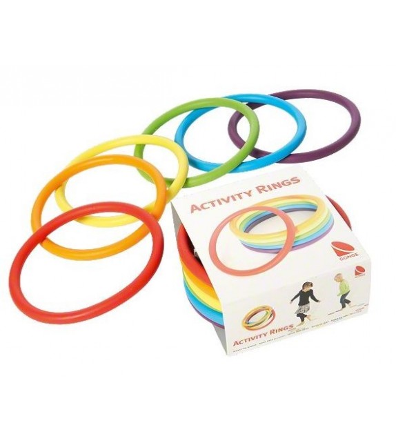 24 anneaux d’activé flexibles - 6 couleurs