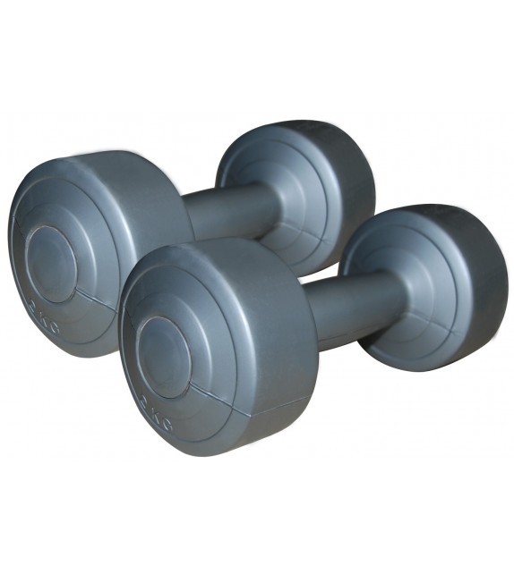 Paire d' haltères 2 kg - finition vynil