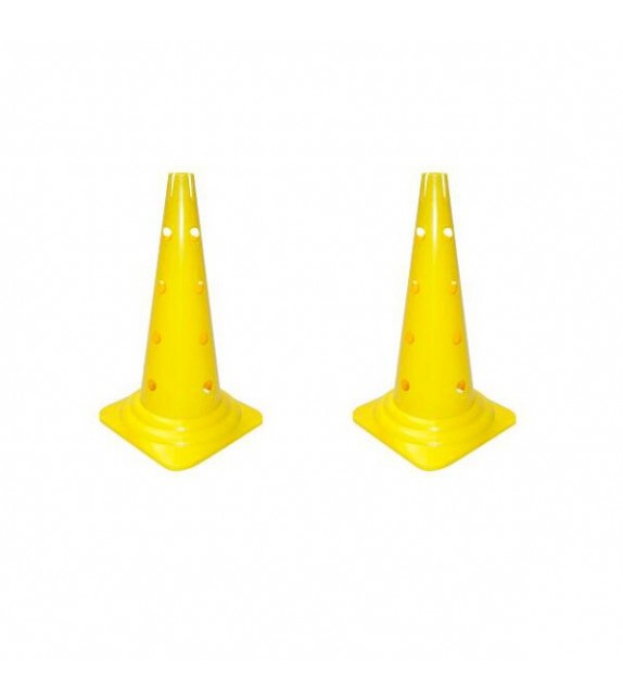 2 cônes avec trous et encoche cerceau h: 35cm