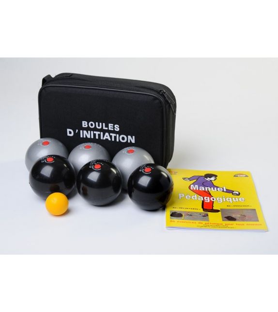 6 Balles de pétanque molles 680gr 74mm - adulte