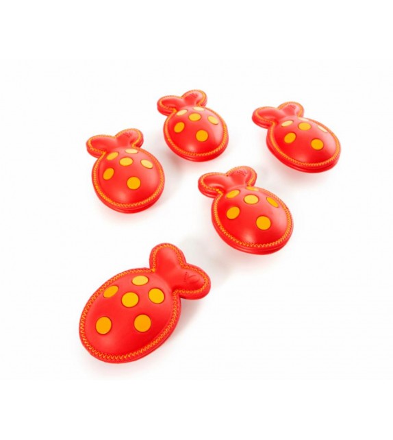 set de 5 poissons pour jeu de pêche à la ligne - magnétique set de 5 poissons pour jeu de pêche à la ligne - magnétique