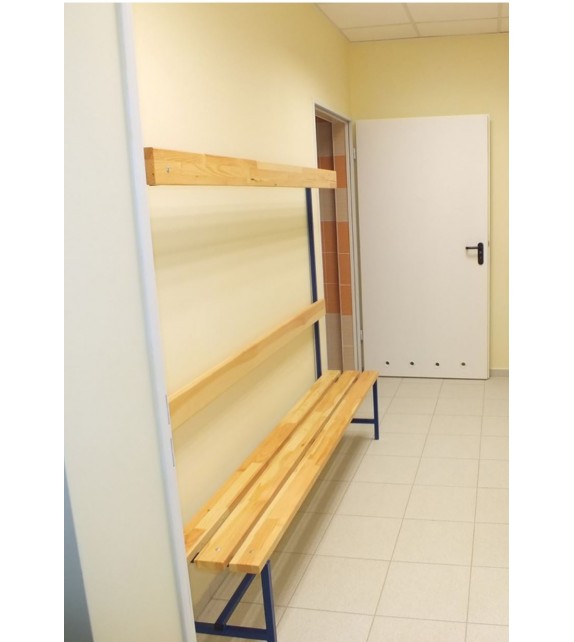 Banc de vestiaire - 3 m avec porte manteaux Banc de vestiaire - 3 m avec porte manteaux