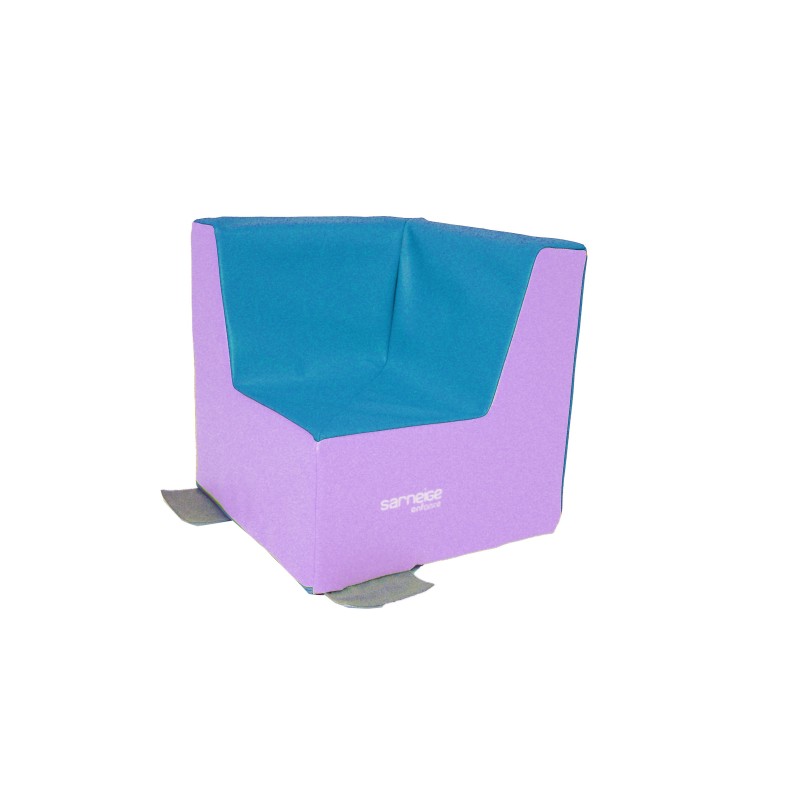 Fauteuil d'angle :  480 x 408 x 500 mm