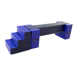 Gymstart - escalier mousse rigide 0,6mx0,6m