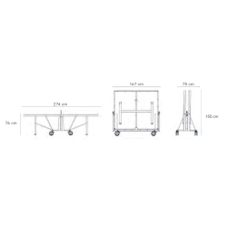 Cornilleau Pro 540 M Crossover Outdoor grise Cornilleau Pro 540 M Crossover Outdoor grise