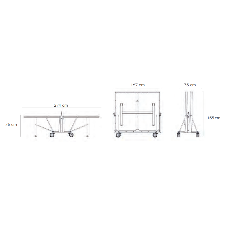 Cornilleau Pro 540 M Crossover Outdoor grise Cornilleau Pro 540 M Crossover Outdoor grise