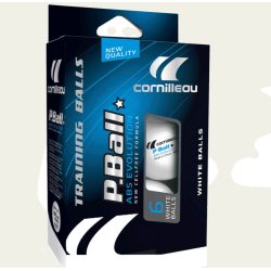 Tennis de table boite 6 balles blanches PRO Cornilleau Tennis de table boite 6 balles blanches PRO Cornilleau