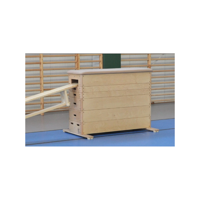 Plinth droit en multiplex premium - 6 caissons