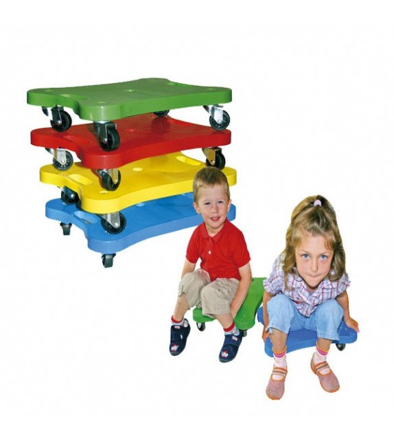 Plateau avec 4 roulettes  30 cm x 40 cm