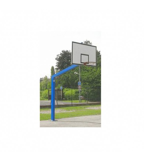 Paire poteaux basket competition galvanisés