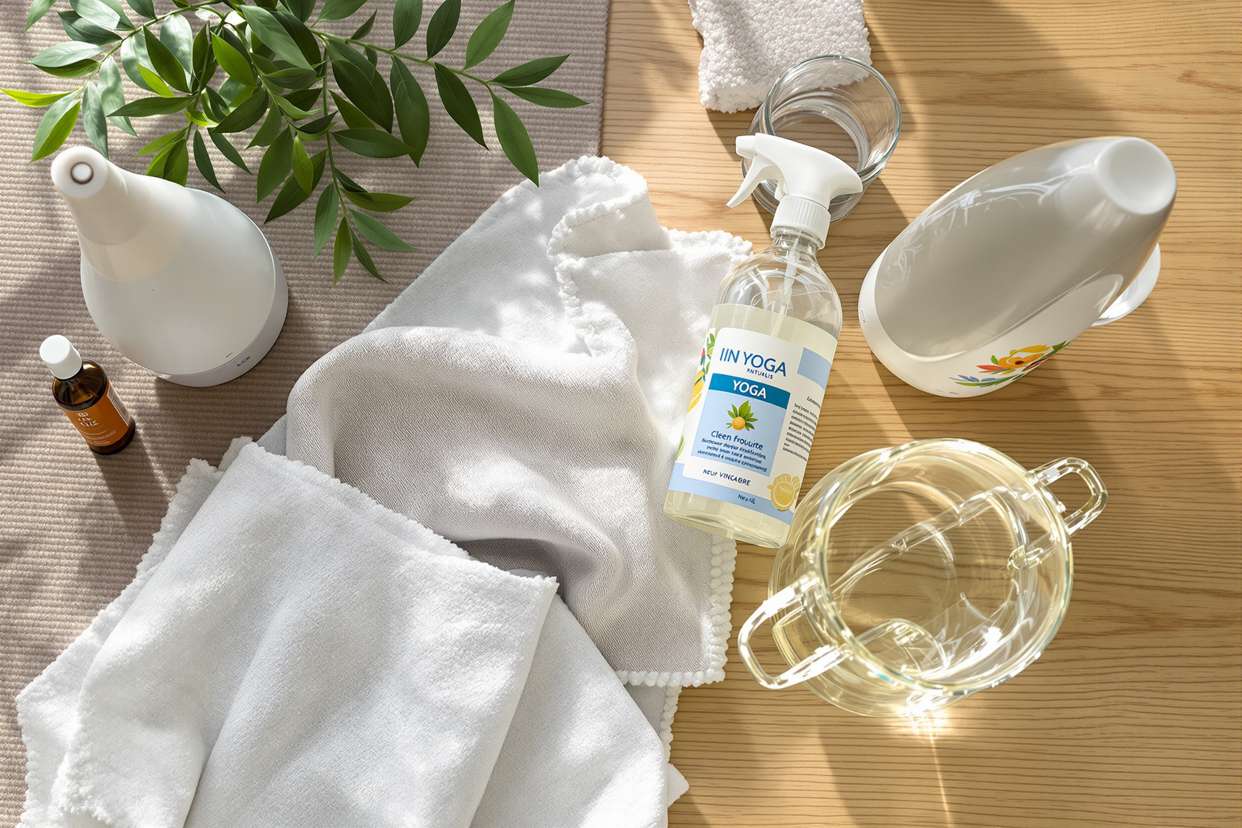 Entretien écologique d'un tapis de yoga