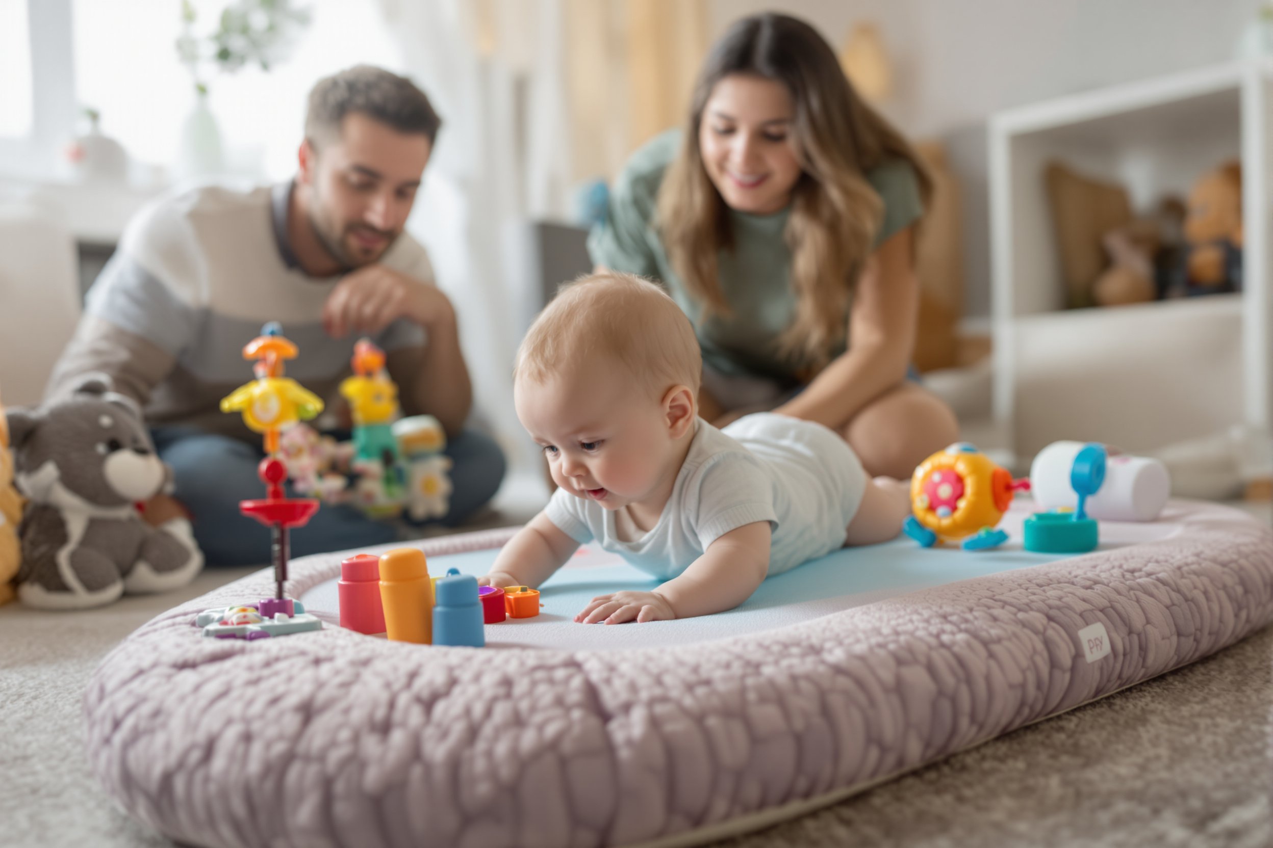 Tapis de gym bébé et d'éveil : guide complet pour la motricité de l'enfant