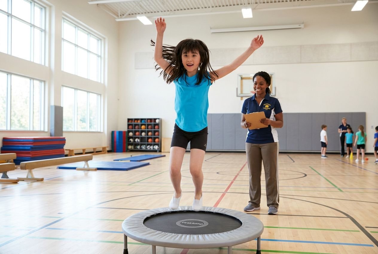 Trampoline en école primaire : normes et sécurité pour bien choisir