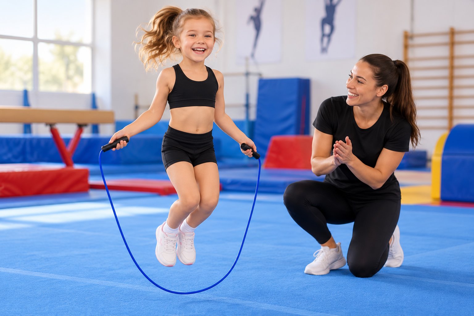 Comment échauffer un enfant pour la gym : routine et jeux