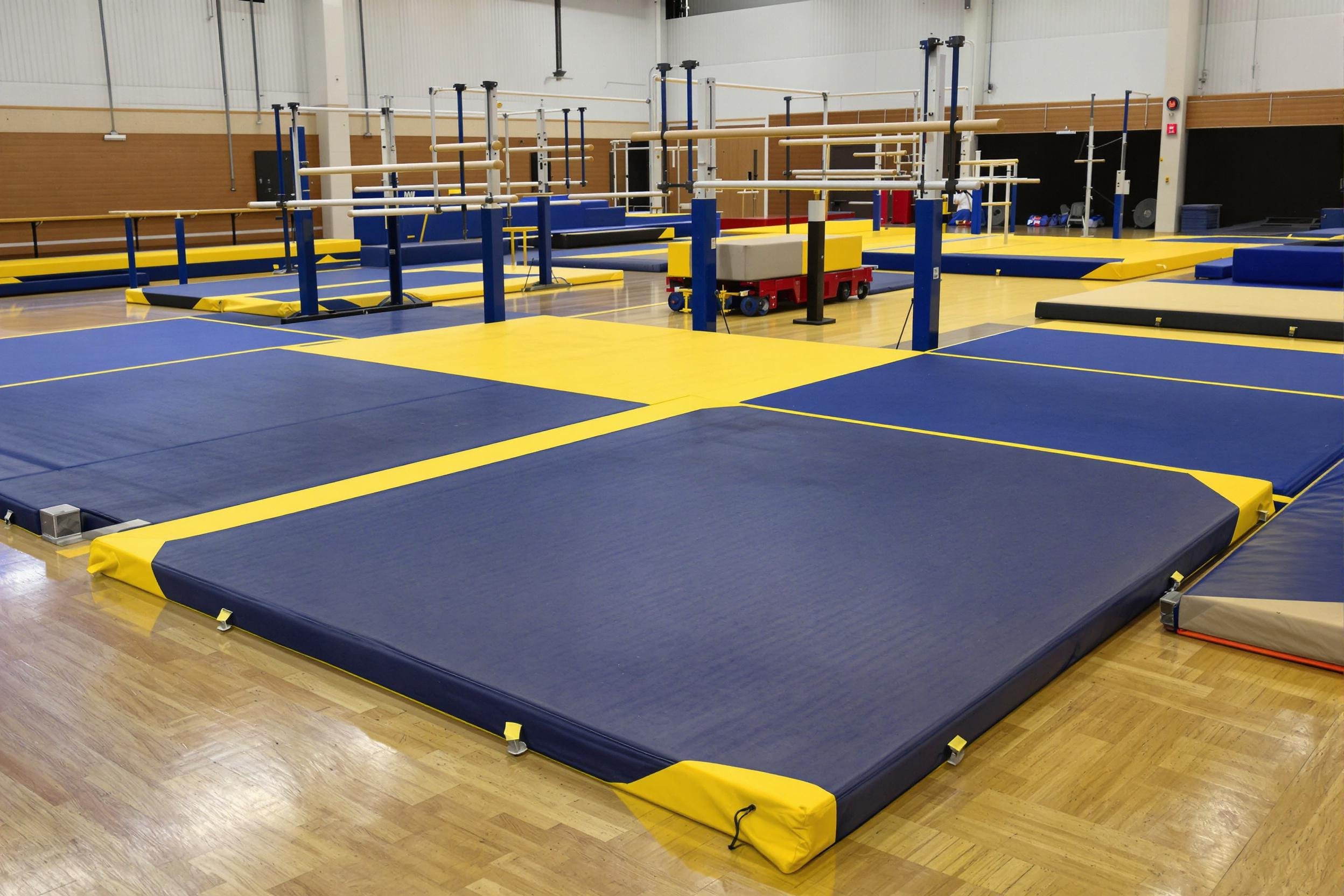 Matelas de réception gym : guide comparatif matelas et tapis pour un entraînement sûr